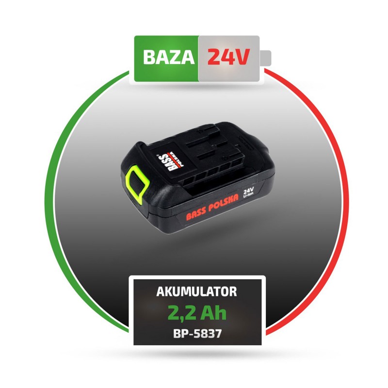 Akumulator 24 V 2,2 Ah Li-Ion – model 5837 do narzędzi Bass Polska