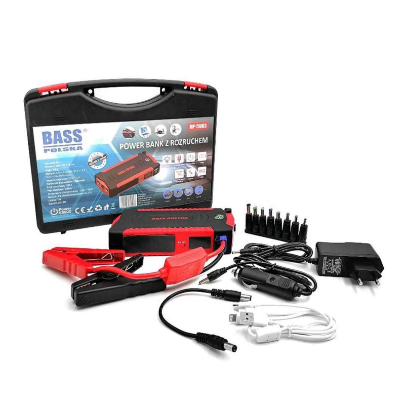 Powerbank z rozruchem 19000 mAh – Bass Polska 5963 | 500–1000 A