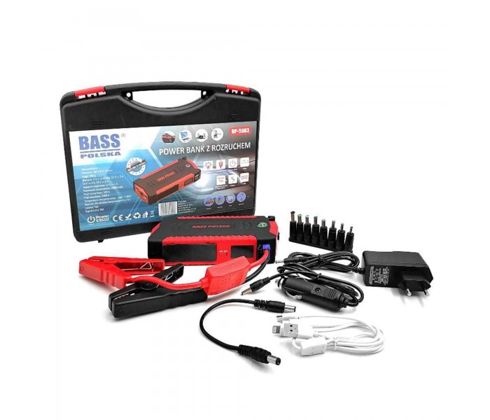 Powerbank z rozruchem 19000 mAh – Bass Polska 5963 | 500–1000 A
