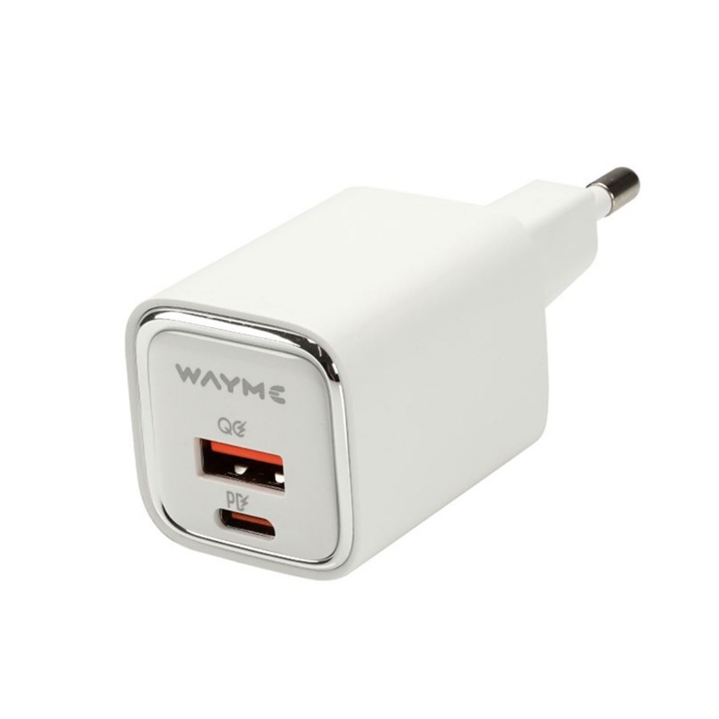 WAYME Ładowarka sieciowa 30W USB-C PD + QC3.0 | Szybkie ładowanie Turbo Power