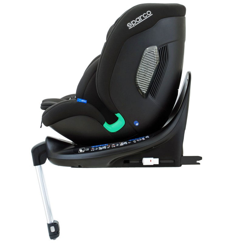 Fotelik SPARCO SK7000IRD czerwony 5–36 kg | i-Size R129 | Obrót 360° + ISOFIX - Sportowy wygląd, najwyższy poziom ochrony