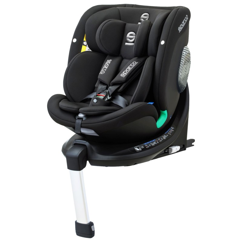 Fotelik SPARCO SK7000IRD czerwony 5–36 kg | i-Size R129 | Obrót 360° + ISOFIX - Sportowy wygląd, najwyższy poziom ochrony