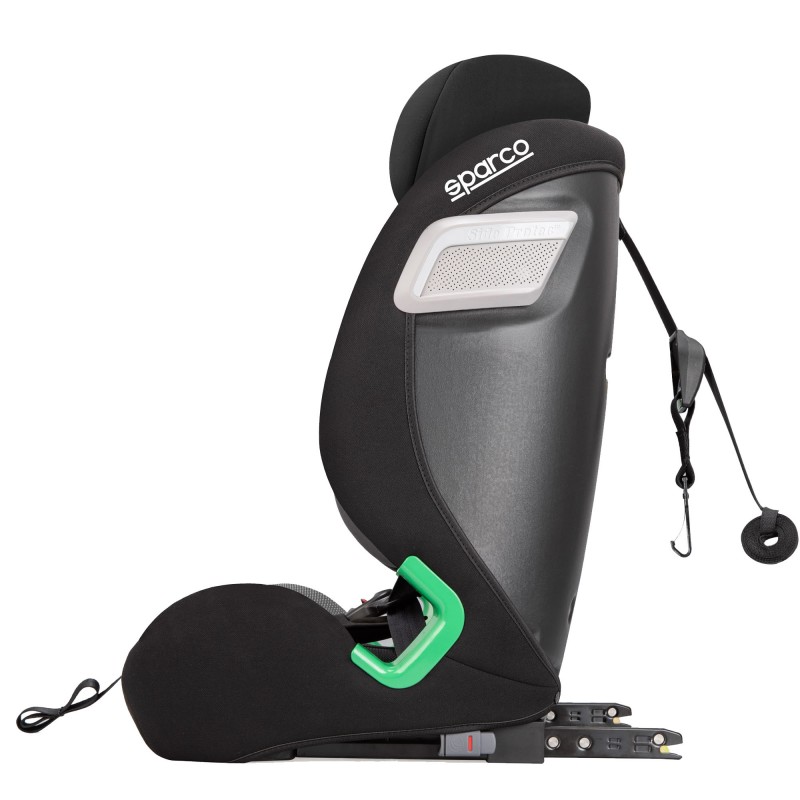 Fotelik SPARCO SK5000IGR szary 9-36 kg | i-Size R129 | 76-150 cm | ISOFIX - Bezpieczeństwo bez kompromisów