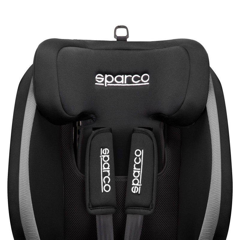 Fotelik SPARCO SK5000IGR szary 9-36 kg | i-Size R129 | 76-150 cm | ISOFIX - Bezpieczeństwo bez kompromisów