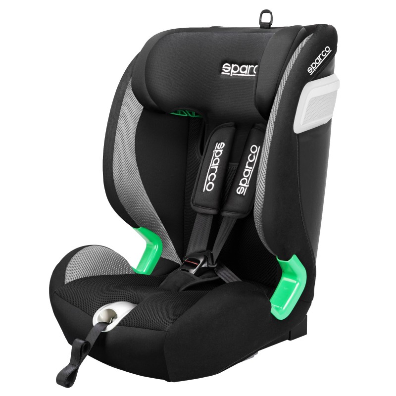 Fotelik SPARCO SK5000IGR szary 9-36 kg | i-Size R129 | 76-150 cm | ISOFIX - Bezpieczeństwo bez kompromisów