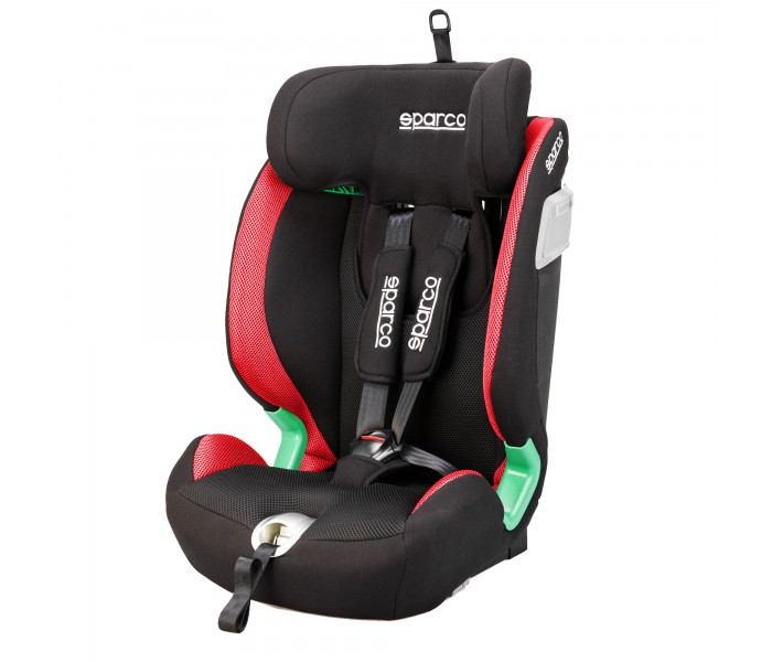 Fotelik obrotowy SPARCO SK7000IBK 40-150 cm | ISOFIX, obrót 360°, i-Size R129 - Maksymalne bezpieczeństwo w każdej podróży!
