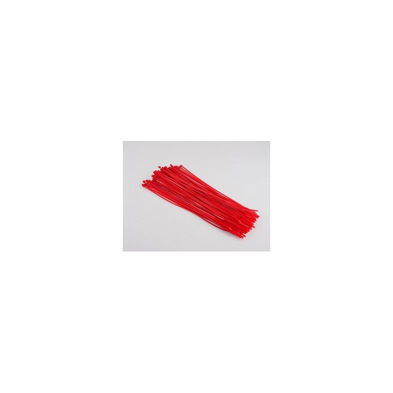 Opaska Kablowa 300/3,6 100szt. Czerwona / trytytki