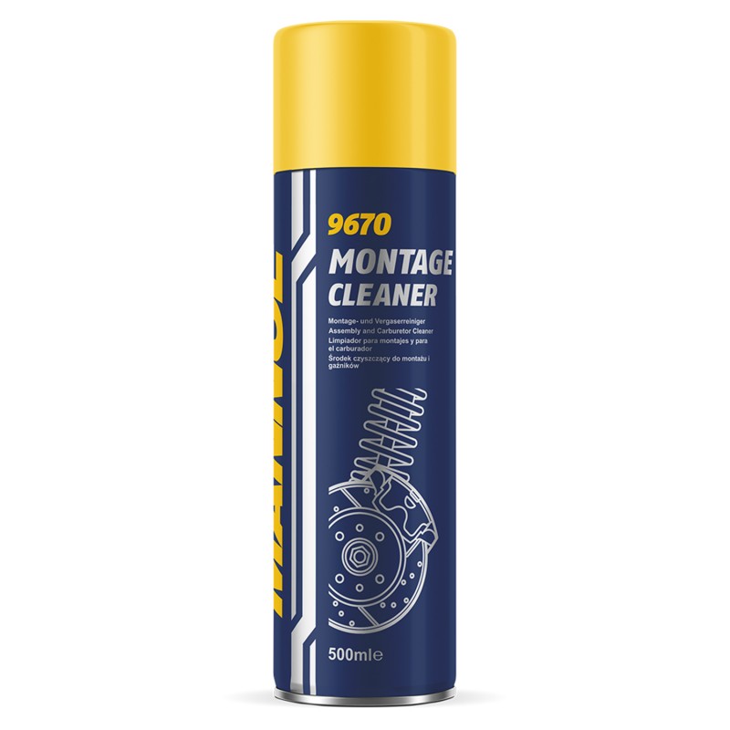 Mannol Montage Cleaner 500ml – Profesjonalny zmywacz do hamulców i części mechanicznych