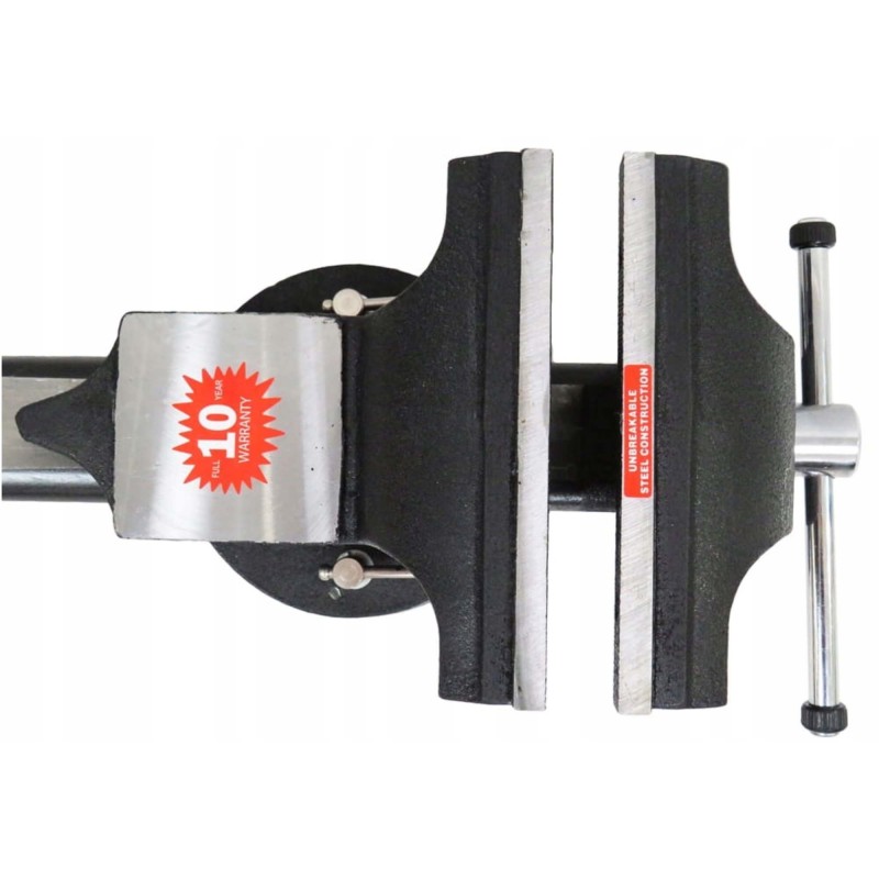 Profesjonalne imadło ślusarskie obrotowe stalowe 100 mm (4″) - Bass Polska 3251