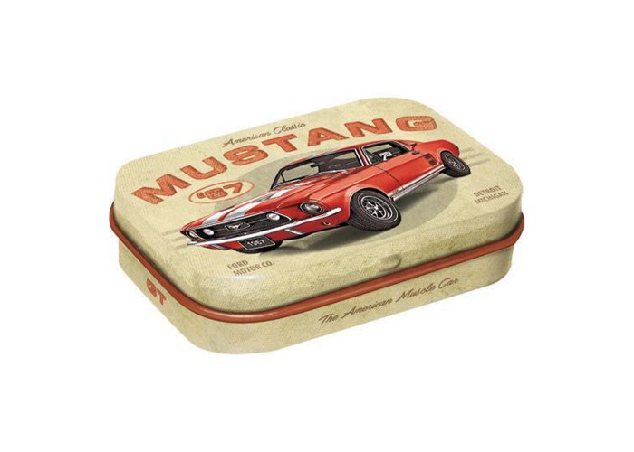 Cukierki Mint Box Ford Mustang GT 1967 Red: Czerwona Pasja w Akcji!