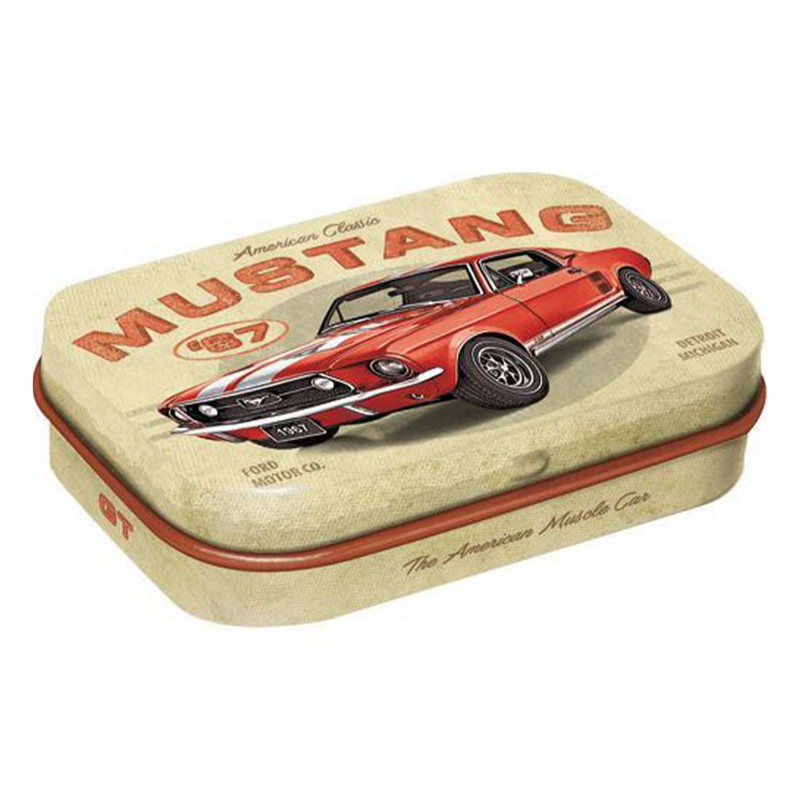 Cukierki Mint Box Ford Mustang GT 1967 Red: Czerwona Pasja w Akcji!