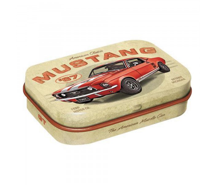 Cukierki Mint Box Ford Mustang GT 1967 Red: Czerwona Pasja w Akcji!