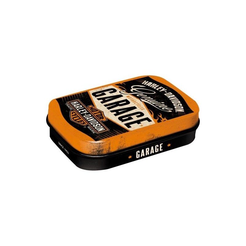 Mint Box Harley-Davidson Garage: Pudełko z Cukierkami w Retro Stylu