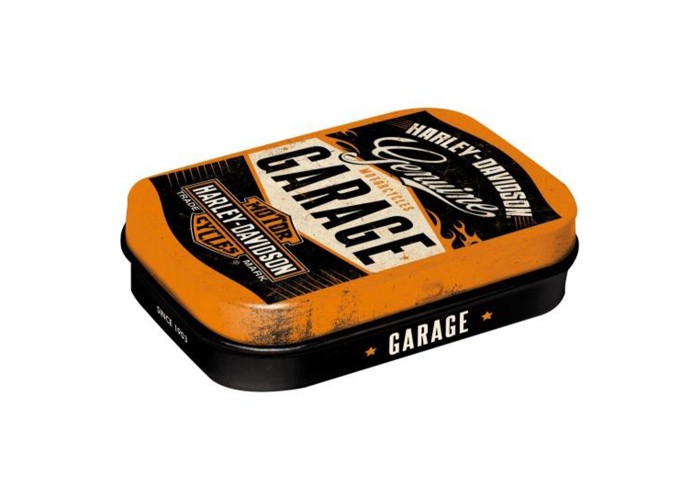 Mint Box Harley-Davidson Garage: Pudełko z Cukierkami w Retro Stylu