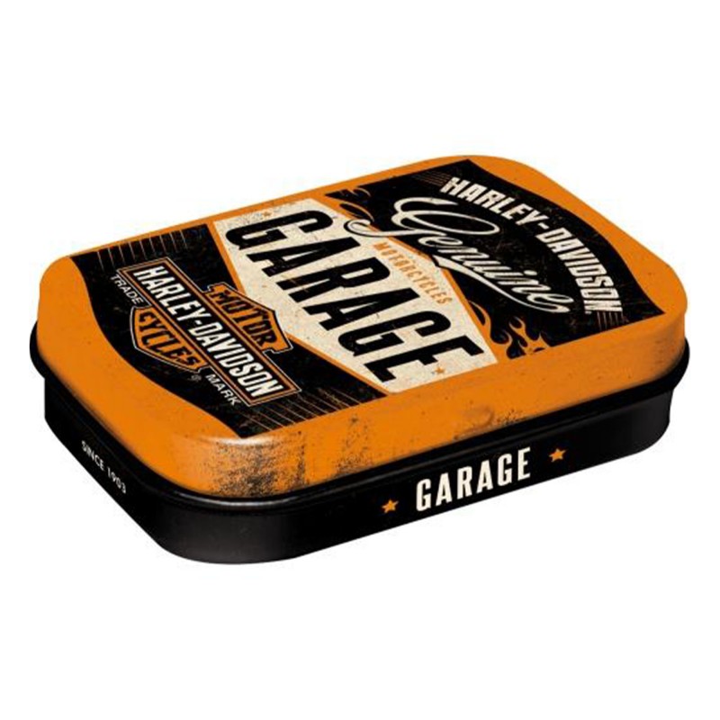 Mint Box Harley-Davidson Garage: Pudełko z Cukierkami w Retro Stylu