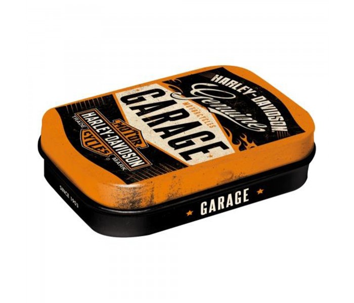 Mint Box Harley-Davidson Garage: Pudełko z Cukierkami w Retro Stylu