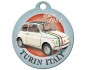 Brelok do Kluczy Fiat 500 Turin Italy - Klasyczny Akcent Każdego Dnia