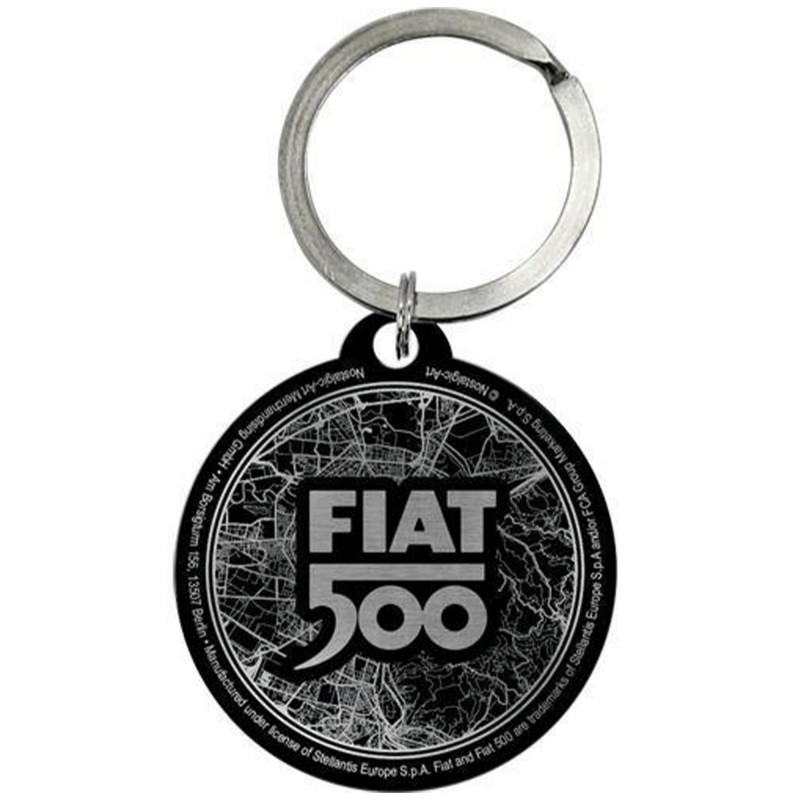 Brelok do Kluczy Fiat 500 Turin Italy - Klasyczny Akcent Każdego Dnia