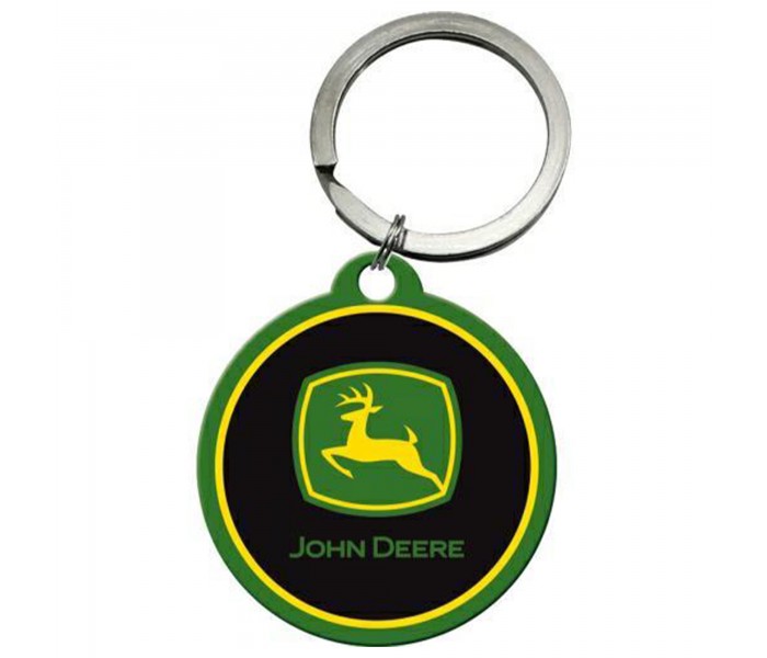 Brelok do kluczy John Deere - Logo, który ożywi Twoją pasję!