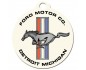 Stalowy Brelok do kluczy Ford Mustang Horse & Stripes
