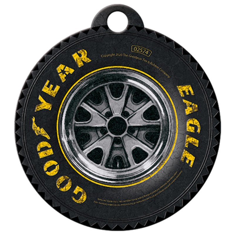 Stalowy Brelok do kluczy Goodyear Whell