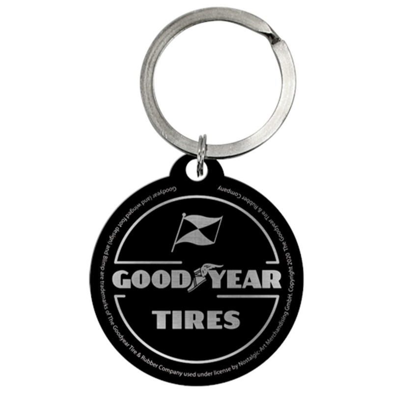 Stalowy Brelok do kluczy Goodyear Whell