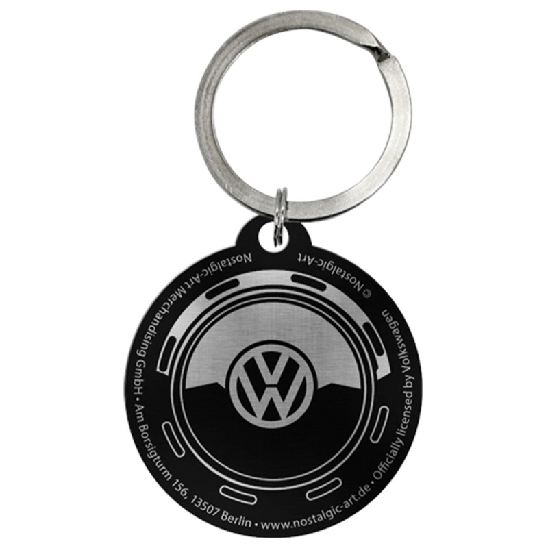 Stalowy Brelok do Kluczy VW Wheel Retro Style