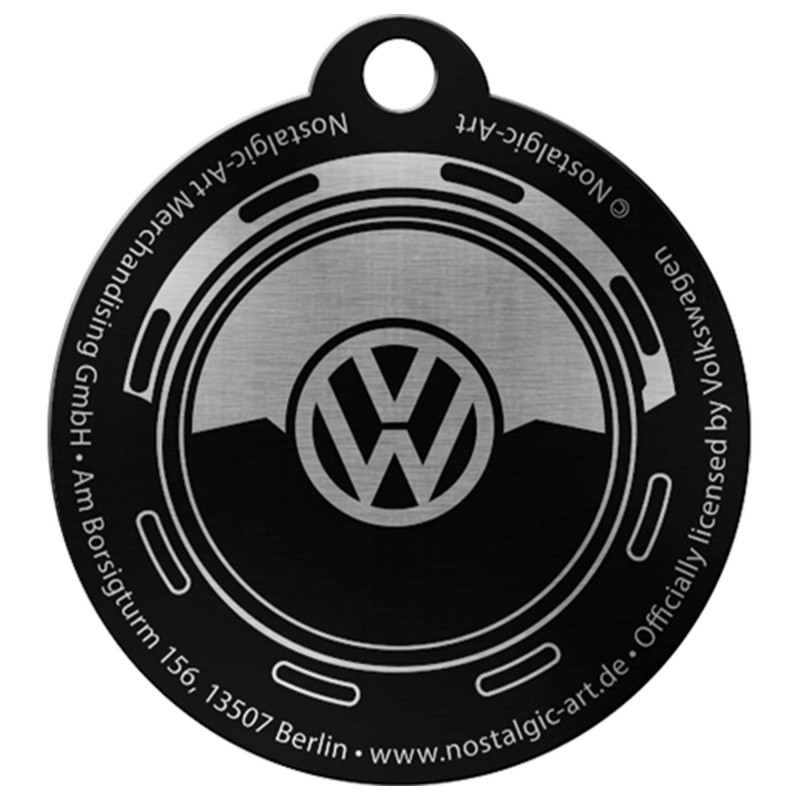Stalowy Brelok do Kluczy VW Wheel Retro Style
