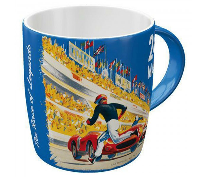 Kubek 24h Le Mans - Racing Poster Blue