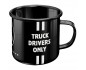 Emaliowany Kubek Mercedes Truck Driver Only - Ikona Drogi w Twoich Rękach