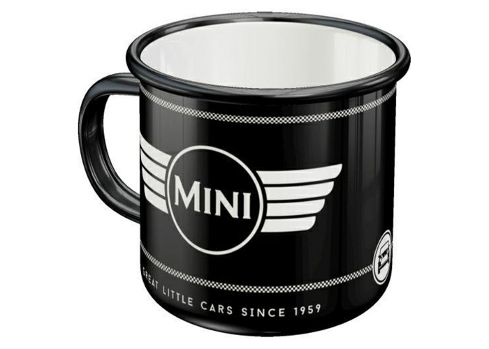 Odkryj Niezwykły Styl z Emaliowanym Kubkiem Logo Mini Black!