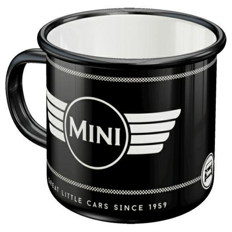 Odkryj Niezwykły Styl z Emaliowanym Kubkiem Logo Mini Black!