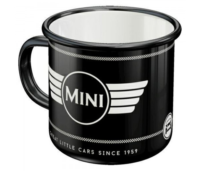 Odkryj Niezwykły Styl z Emaliowanym Kubkiem Logo Mini Black!