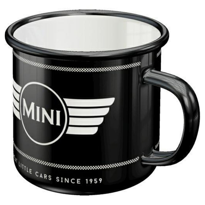 Odkryj Niezwykły Styl z Emaliowanym Kubkiem Logo Mini Black!