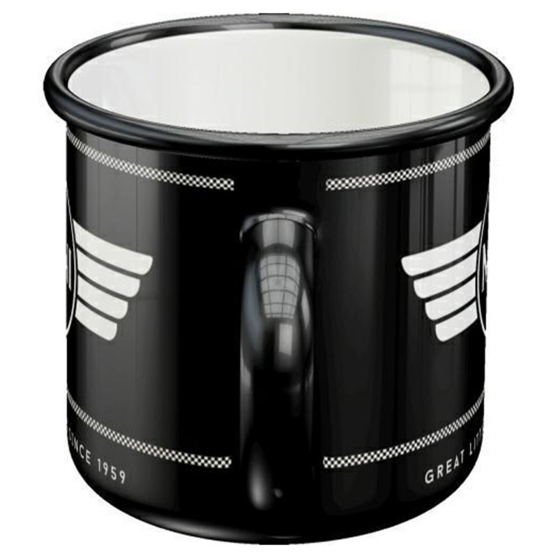 Odkryj Niezwykły Styl z Emaliowanym Kubkiem Logo Mini Black!