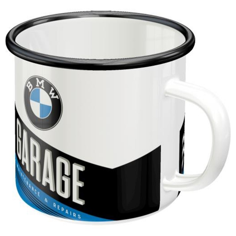 Niepowtarzalny Styl z Emaliowanym Kubkiem BMW - Garage