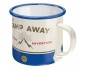 Emaliowany Kubek VW Bulli - Let Camp Away