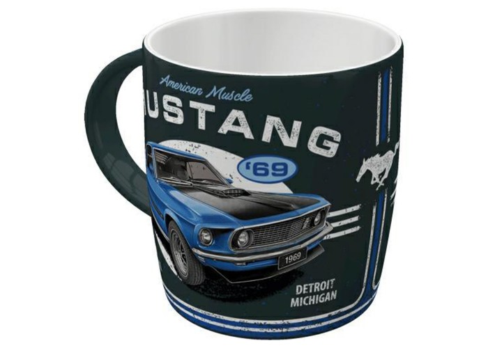 Kubek Ford Mustang Mach 1 Blue 