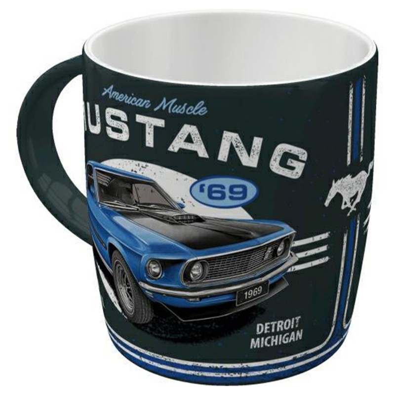 Kubek Ford Mustang Mach 1 Blue 