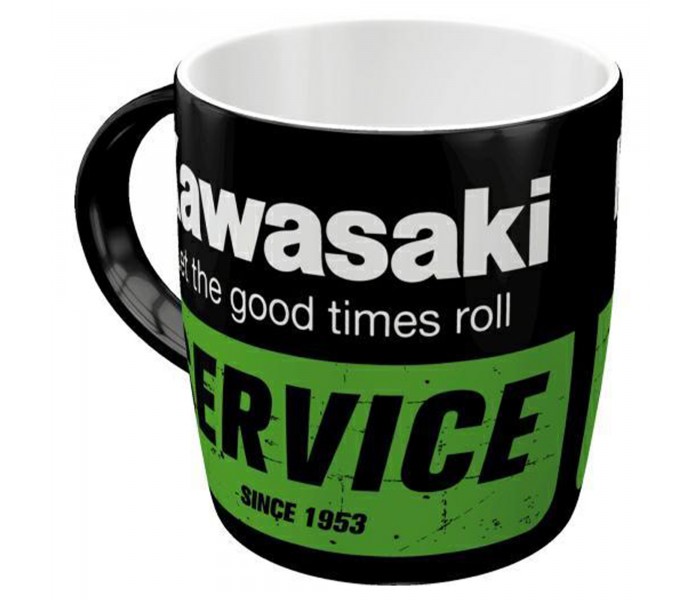 Kubek Kawasaki Service - Idealny Towarzysz Miłośnika Motoryzacji
