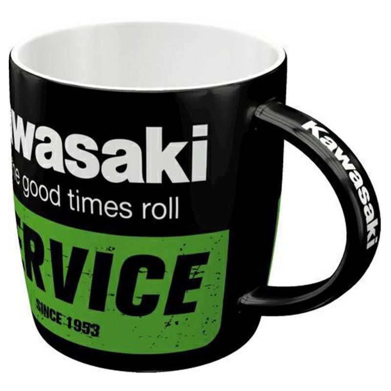 Kubek Kawasaki Service - Idealny Towarzysz Miłośnika Motoryzacji