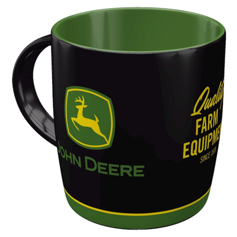 Kubek John Deere Logo Black - Twój Nowy Ulubieniec!