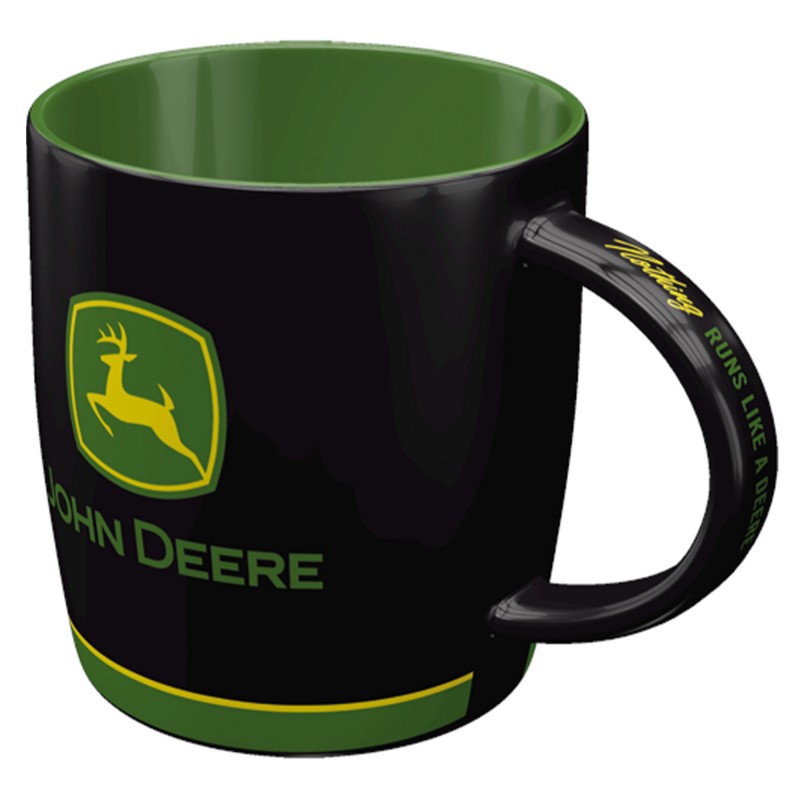 Kubek John Deere Logo Black - Twój Nowy Ulubieniec!