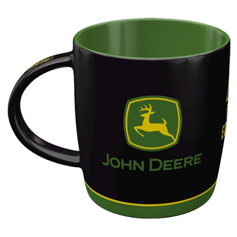 Kubek John Deere Logo Black - Twój Nowy Ulubieniec!