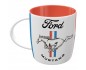 Mustang Horse & Stripes Logo - Wyjątkowy Kubek dla Miłośników Legend!