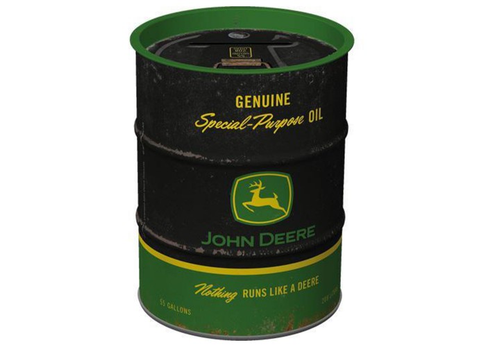 Skarbonka Beczka John Deere Special Purpose Oil Black - Twoja Przepustka Do Finansowego Sukcesu!
