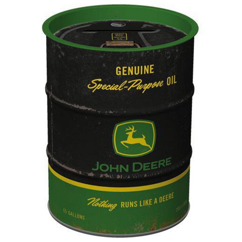 Skarbonka Beczka John Deere Special Purpose Oil Black - Twoja Przepustka Do Finansowego Sukcesu!