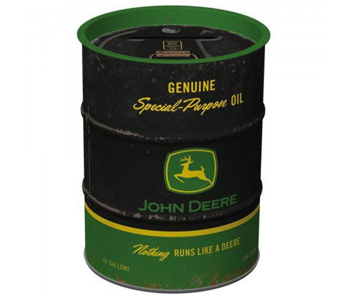 Skarbonka Beczka John Deere Special Purpose Oil Black - Twoja Przepustka Do Finansowego Sukcesu!