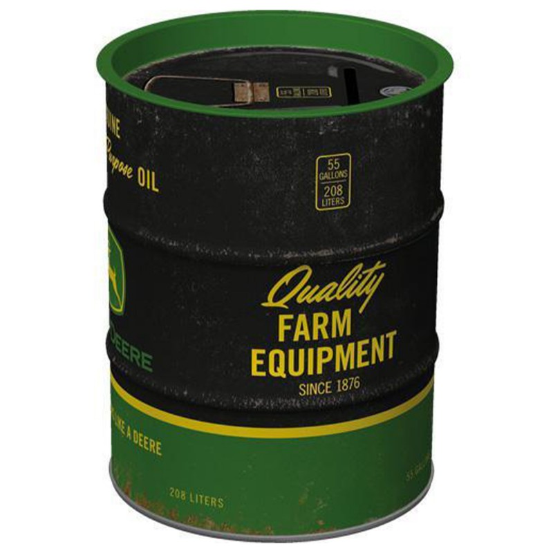 Skarbonka Beczka John Deere Special Purpose Oil Black - Twoja Przepustka Do Finansowego Sukcesu!