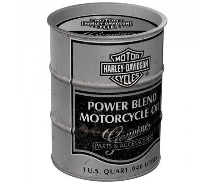 Skarbonka Beczka Harley Davidson Power Blend Oil - Ikoniczny Dodatek Dla Miłośników Motocykli